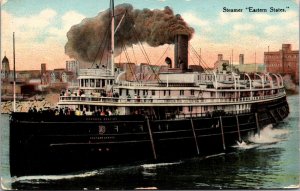 Postcard Steamer Eastern States