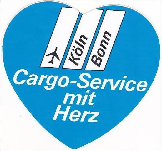 HERZ CARGO SERVICE VINTAGE LUGGAGE LABEL