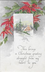 A Christmas Greeting Straight from My Heart to You Mailed 1922