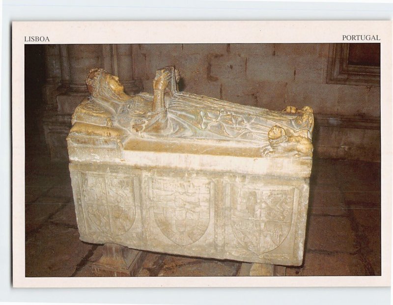 Postcard Tomb Of Infanta, Lisbon, Portugal