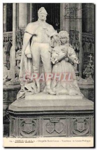 Old Postcard Dreux Chapelle Saint Louis Tomb of Louis Philippe