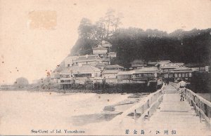 Postcard Sea Corst of Isl Yenoshima Japan