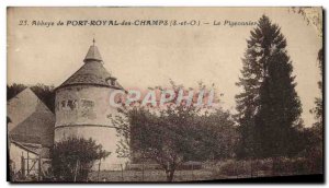 Old Postcard Dove Pigeon Abbey of Port Royal Field The pigeon