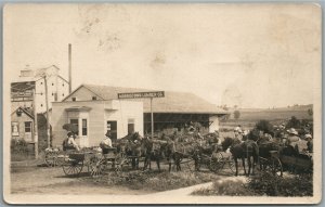 MORRISTOWN MN LUMBER COMPANY ANTIQUE REAL PHOTO POSTCARD RPPC