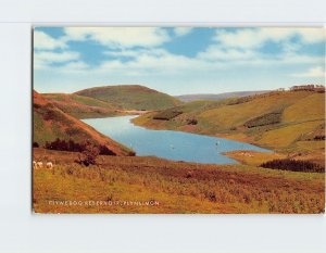 Postcard Clywedog Reservoir, Plynlimon, Wales