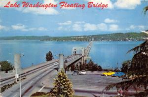 BR30455 The lake Washingtown floating Bridge United States