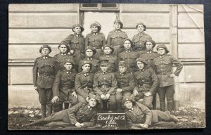 Mint Czechoslovakia Legion Real Picture Postcard RPPC Letesky Division 1923