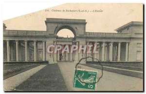 Old Postcard Chateau de Rochefort S and O the entrance