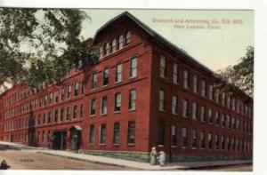 CT   NEW LONDON   BRAINERD & ARMSTRONG SILK MILL pc