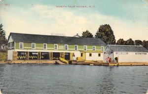 North Fair Haven New York view of Bay View Hotel boats antique pc Y12781