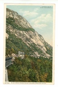 NH - Crawford Notch. Willey Brook Bridge & Mt. Willard © 1900