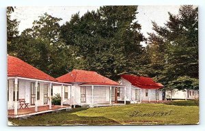 BENTON HARBOR, MI Michigan ~ COTTAGES at EASTMAN SPRINGS  1908 Postcard