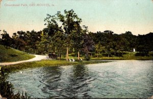 Iowa Des Moines Scene In Greenwood Park