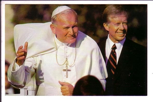 Pope and President Jimmy Carter, 1979