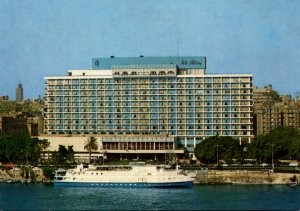 Egypt Cairo The Nile Hilton and The Boat IIsis On The Nile