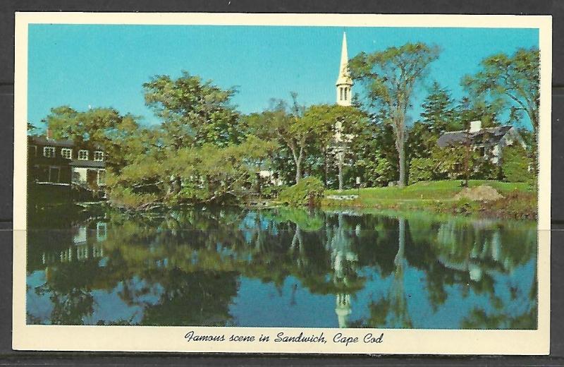 Massachusetts, Sandwich - Old Water Mill & Pond - [MA-183]