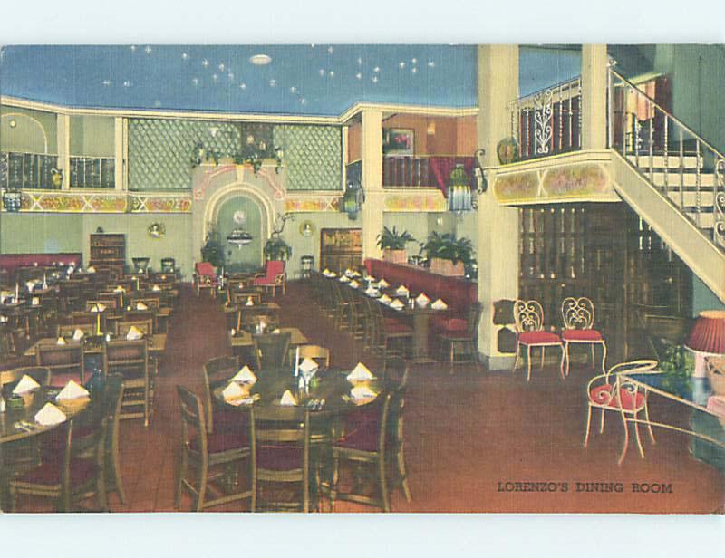 Unused Linen CASA LORENZO RESTAURANT Rochester New York NY p7685