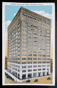 Vintage Postcard 1915-1930 Cotton Exchange Building, Houston, Texas