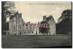 Old Postcard Chateau de la Foret La Guerche de Bretagne