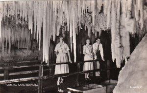 Postcard RPPC Crystal Cave Bermuda