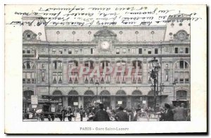 Old Postcard Petit Paris Gare Saint Lazare