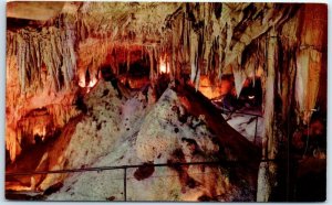 Postcard - Onyx Chamber in Mammoth Cave, Mammoth Cave National Park, Kentucky