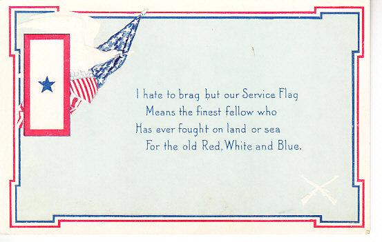 Service Flag Card