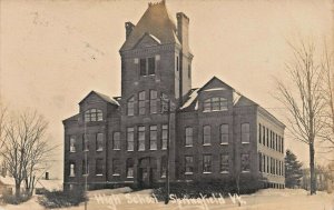 SPRINGFIELD VERMONT~HIGH SCHOOL~1910 REAL PHOTO POSTCARD