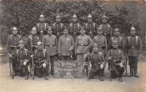 US19 Europe German WW1 Great war postcard soldiers group real photo 1915