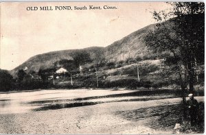 Postcard WATER SCENE South Kent Connecticut CT AI4485