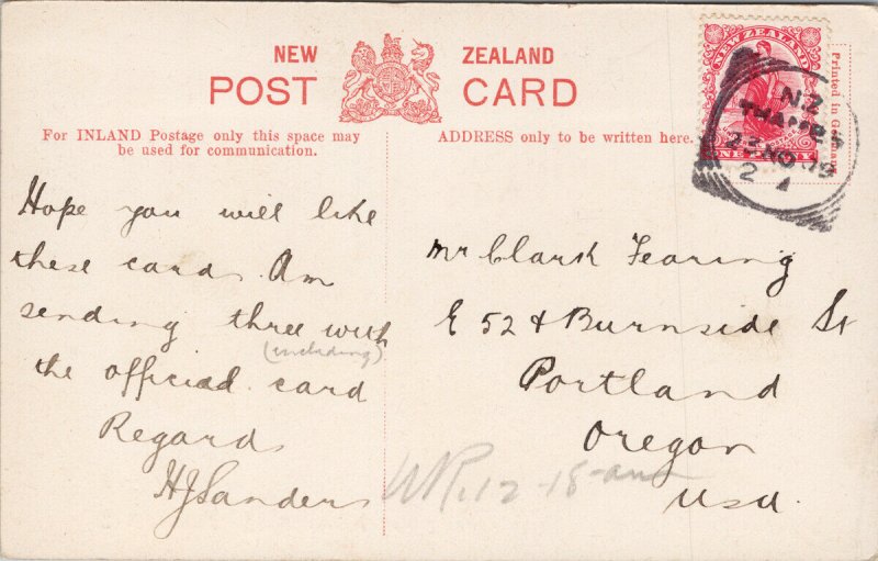 Thornton's Beach Thames NZ New Zealand Postcard E70