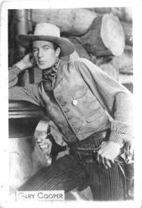 B70819 Gary Cooper actors acteurs 7x5cm