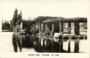 argentina, BUENOS AIRES, Palermo, El Lago, Bourquin No. 514 RPPC Postcard