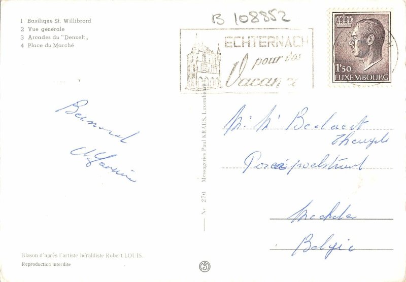 B108852 Luxembourg Echternach Basilique St Willibrord Arcades du Denzelt Marche