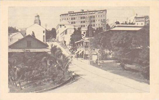 Belgian Congo Matadi une des rues principales