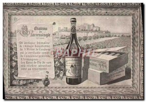 Old Postcard Advertisement Chateau de Larressingle