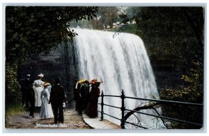 Minneapolis Minnesota Postcard Minehaha Falls Exterior View 1910 Vintage Antique