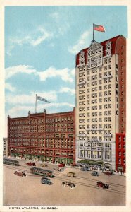 Illinois Chicago Hotel Atlantic Curteich