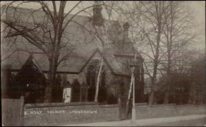 Lyonsdown UK Holy Trinity Church c1910 Real Photo Postcard