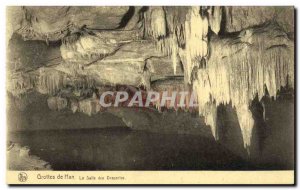 Old Postcard Han Caves The Hall of Draperies