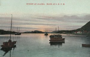 SITKA , Alaska , 1900-10s ; Sunset at 9.45 P.M.