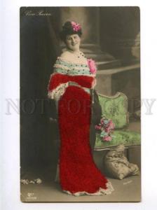 151368 Vera RAVEN Singer Actress Old GERLACH Photo APPLIQUE