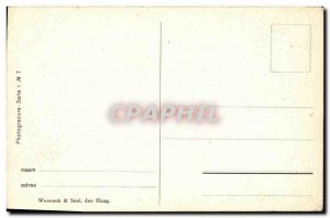 Postcard Old Woman Velunve Chevre