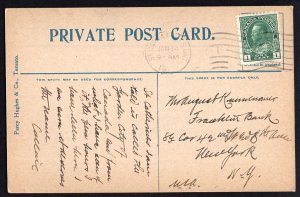 Ontario ST. CATHERINES Upper Decew Falls Postally Used - Divided Back