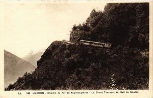 CPA LUCHON Chemin de Fer de SUPERBAGNERES Le Grand Tournant de Mail (255976)