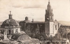 Postcard RPPC Catedral Cuernavaca Mexico