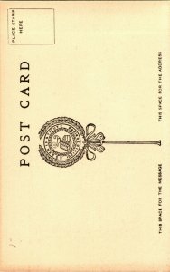 Vtg Carte Postale 1920s Essex Institut - Nathaniel Hawthorne Portrait - Unp
