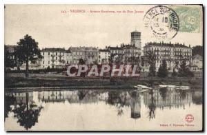 Old Postcard Valencia Avenue Gambetta for the Jouvet Park
