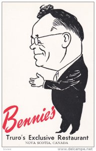 Bennie's Truro's Exclusive Restaurant, TRURO, Nova Scotia, Canada, 1940-1960s