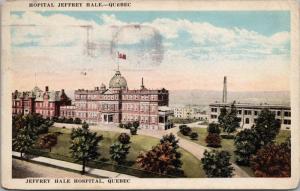 Jeffrey Hale Hospital Quebec QC c1926 Postcard D68